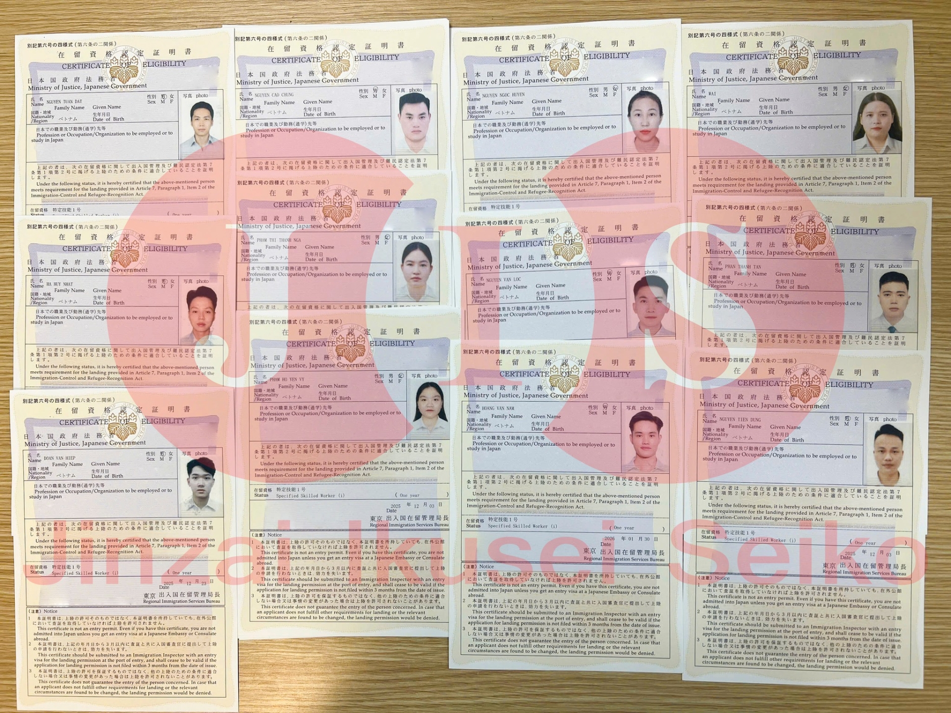 COE NHÀ HÀNG LC ĐÃ CHÍNH THỨC VỀ JIS