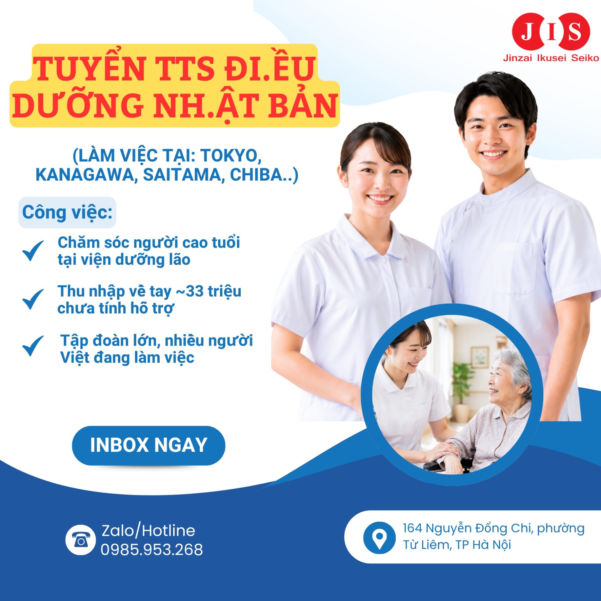 THỰC TẬP SINH KAIGO CHĂM SÓC CARE 21