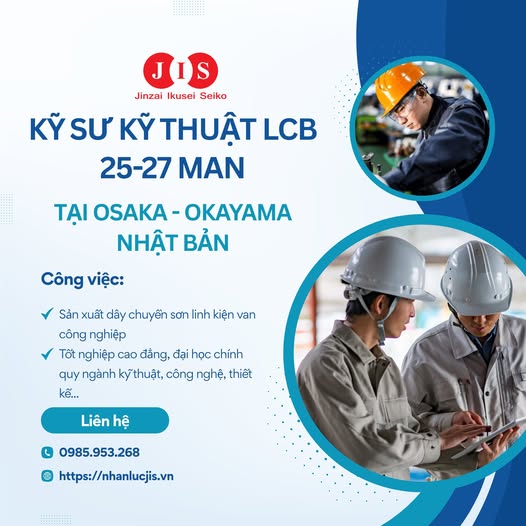 KỸ SƯ KỸ THUẬT OSAKA - OKAYAMA
